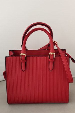 Fashion-Women-PU-Leather-Handbag-Red-Classic-Lady-Handbag